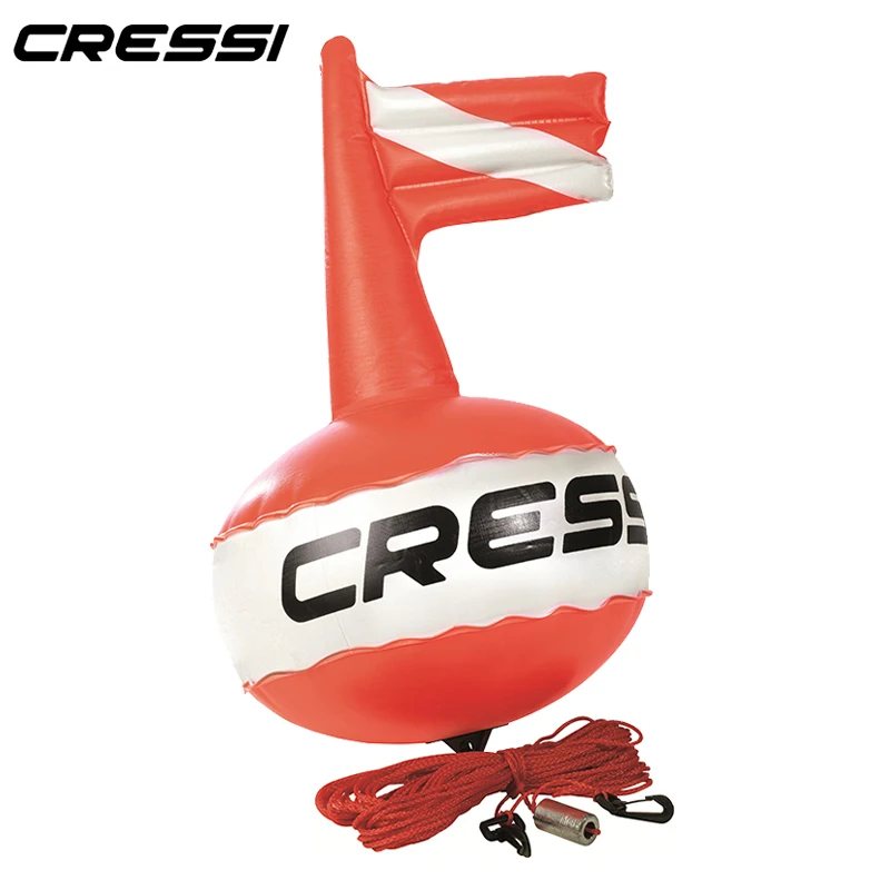 Buy Cressi COMPETITION BUOY PVC Inflatable Dive Buoy Snorkel Scuba Diving
