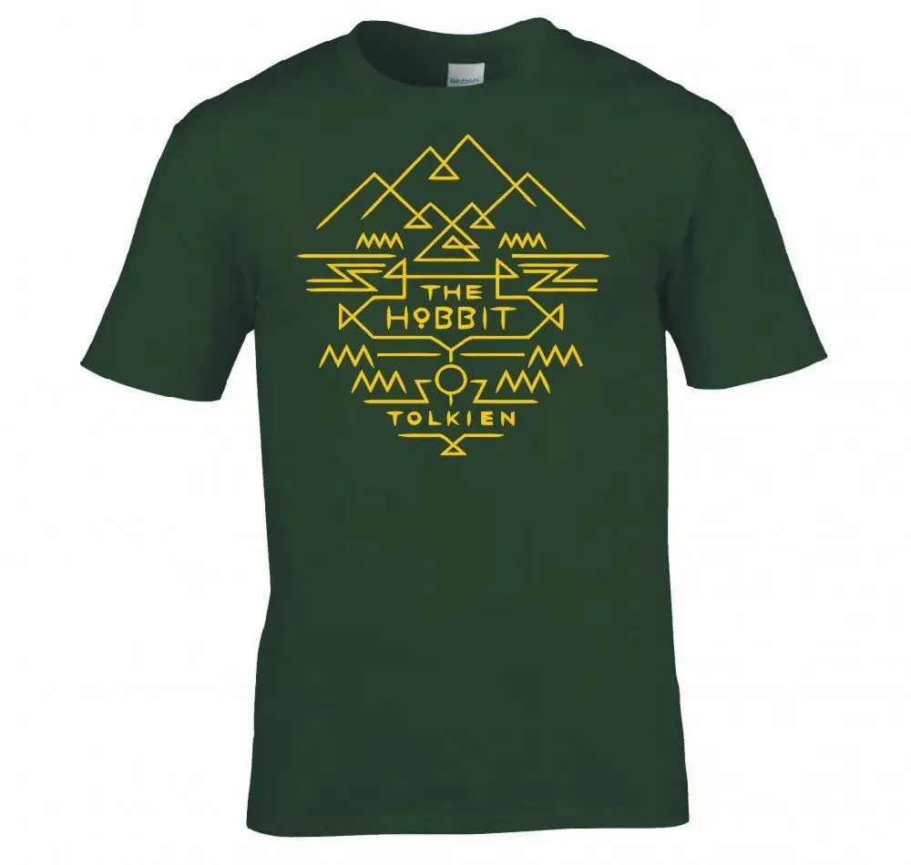 2018 футболка Homme Футболки Властелин колец/Хоббит &quotAzteca&quot Camiseta Для мужчин лето