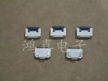 WZSM Brand New FFC FPC conector do cabo liso flexível soquete 0.5mm pitch 6 pin Frete Grátis