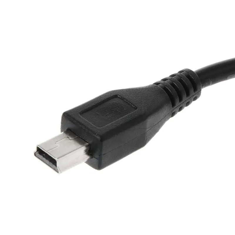 OOTDTY 3,5 м 12 В до 5 проводной кабель Mini USB разъем Micro USB для автомобиля тире Камера чехол для телефона