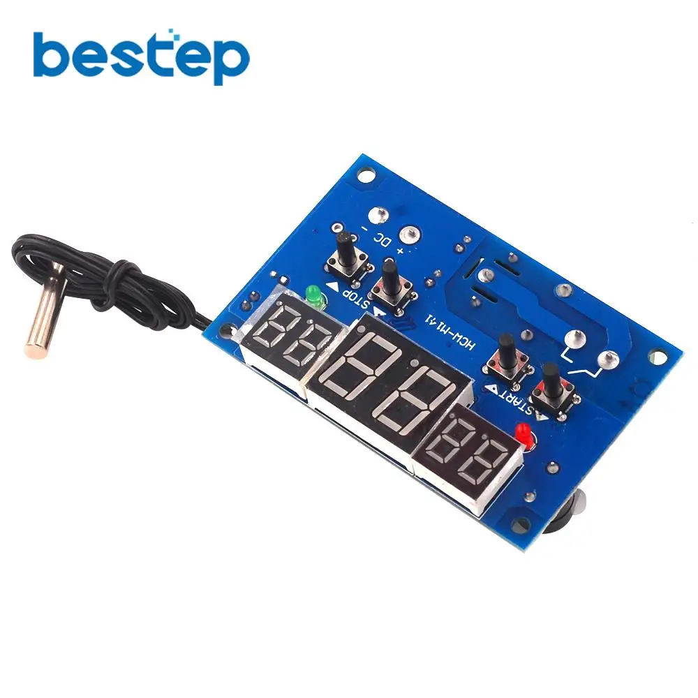 W1401 DC12V LED Digital Display Thermostat Intelligent Temperature Controller Thermometer Control With NTC Sensor DC 12V Module W1401 DC12V LED Digital Display Thermostat Intelligent Temperature Controller Thermometer Control With NTC Sensor DC 12V Module