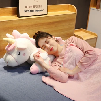 

Perfect girl's best pillow unicorn cushion, foot can rotate DIY cushion, soft pillow, gift for family and friends birthday
