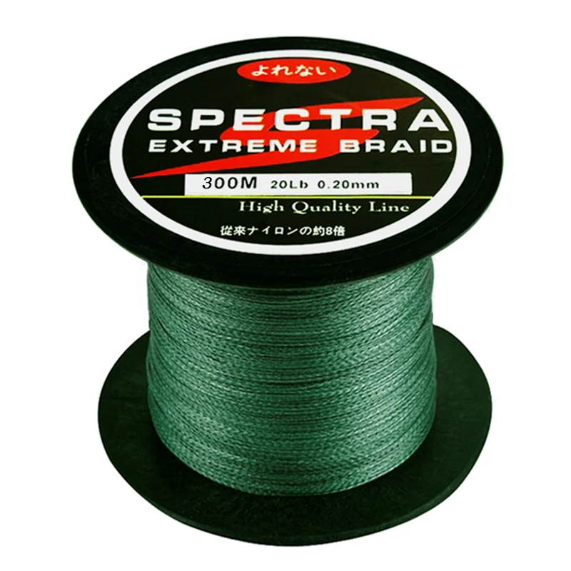 300 M سوبر PE مضفر المتعددة الشعيرات خيط صنارة الصيد 8LB 12LB 20LB 30LB 38LB 60LB مضفر خط الكارب الصيد