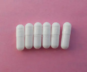 

(5,000pcs/pack) Size 0 White/White Solid Color Vegetarian (Veggie) Capsule,0# Vegetable Empty Capsule---Top and Bottom Joined
