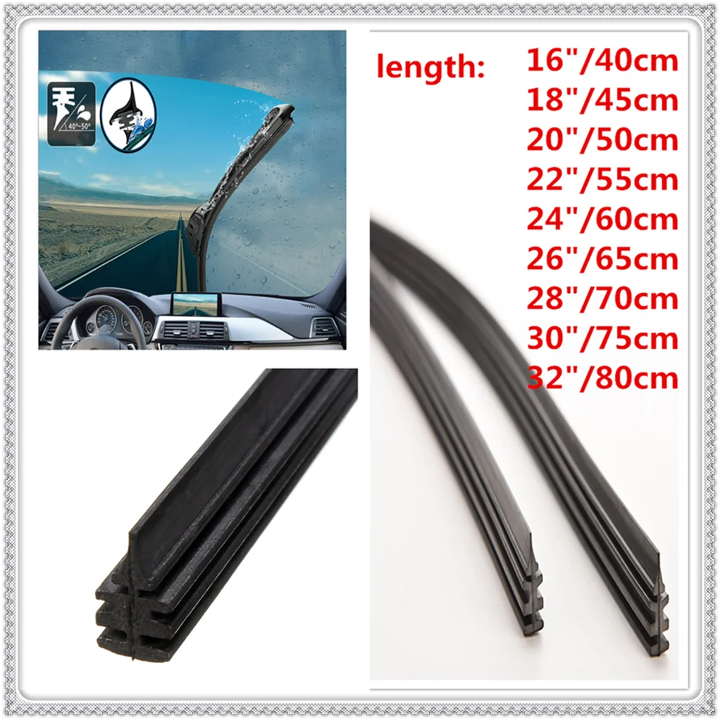 Car Rubber Wiper Blade Refill Replacement for Suzuki Aerio Ciaz Equator