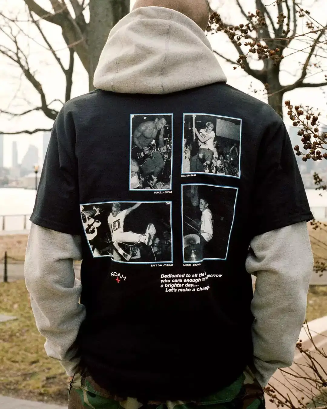 19SS NOAH футболка Youth of Today Logo Tee 1:1 Высокое Качество уличная хип хоп Kanye West Harajuku NOAH футболки для мужчин и женщин