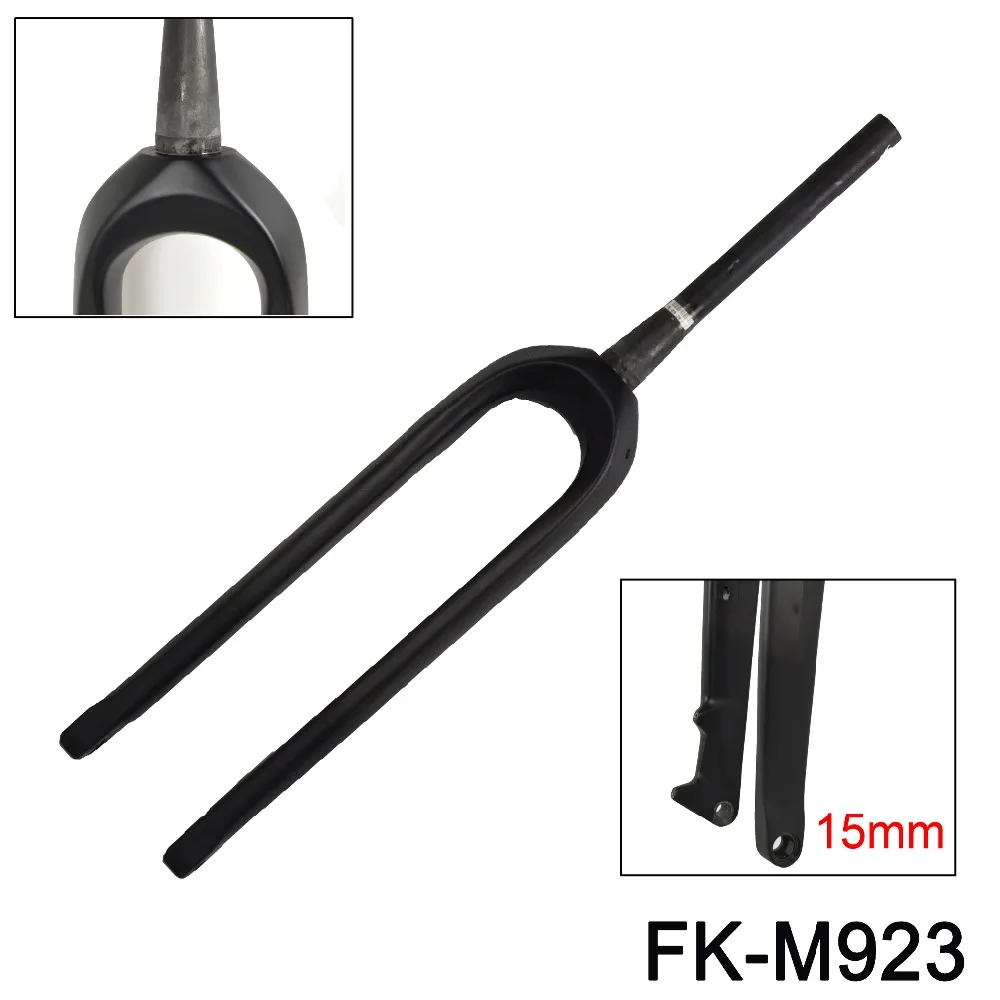 mountain bike carbon fork 29er mtb fork tapered thru axle rock shox 100