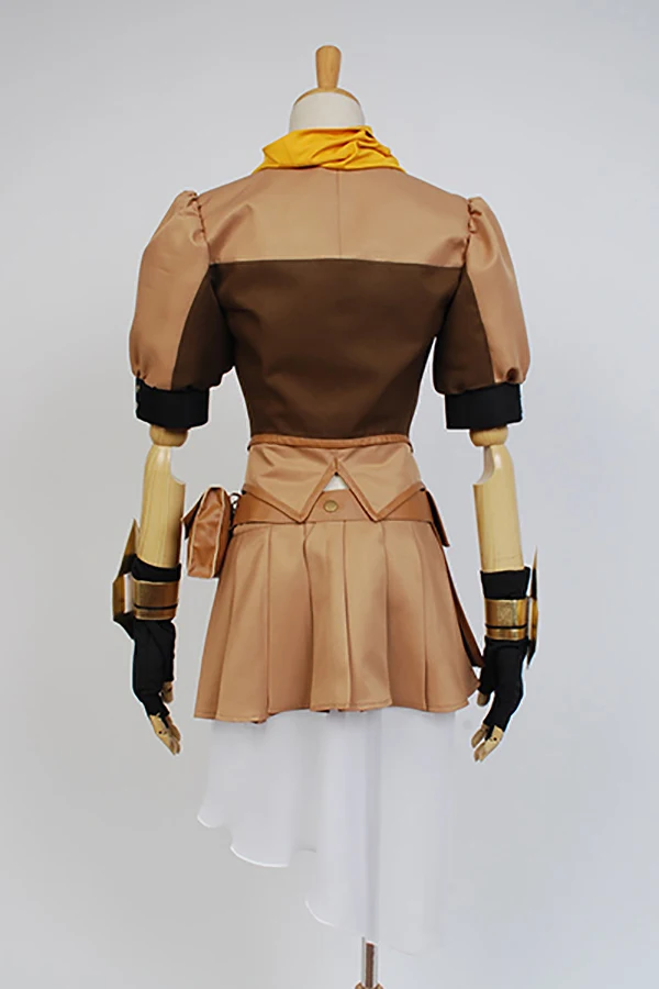 Yang Xiao Long Cosplay Costume - Yellow Trailer Short Sleeve Halloween Uniform - Plus Size Full Set image 5