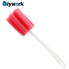 DIYWORK удобная щетка для бутылок мягкая губка чашка щетка с длинной ручкой посуда инструмент для чистки кухонных чашек очиститель многоразового использования