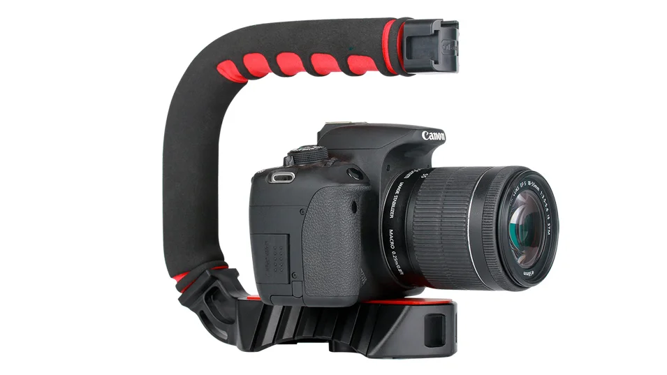 Ulanzi U-Grip Pro тройное крепление башмака видео стабилизатор ручка Видео Ручка камера телефон видео Риг комплект для Nikon Canon iPhone X 8 7