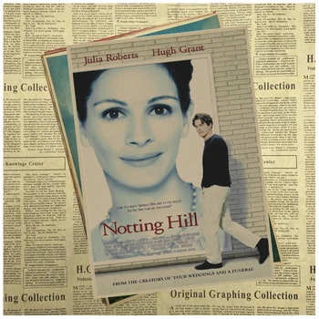 

Julia Roberts Movie Poster Notting Hill/Erin Brockovich/American Sweethearts/wall sticker /Kraft Poster 42*30cm