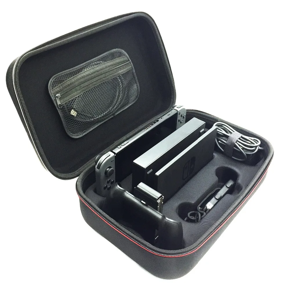 Новинка PU EVA портативный жесткий чехол Защитный чехол для хранения сумка для переноски Чехол с отделениями для nintendo Switch