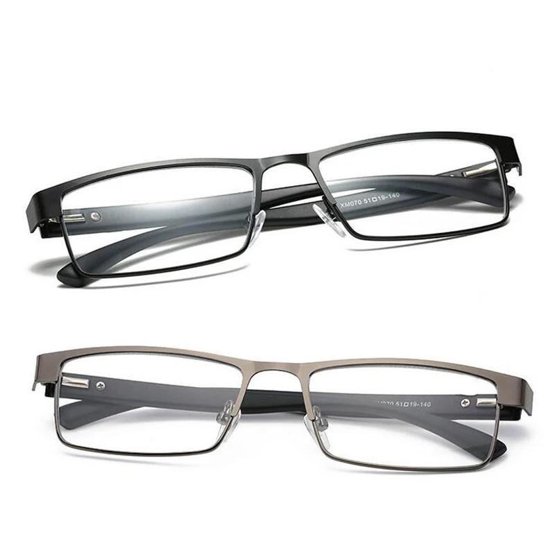 Мужские титановые очки из сплава, не сферические, с металлическим покрытием, очки для чтения+ 1,0+ 1,5+ 2,0+ 2,5+ 3,0+ 3,5+ 4,0