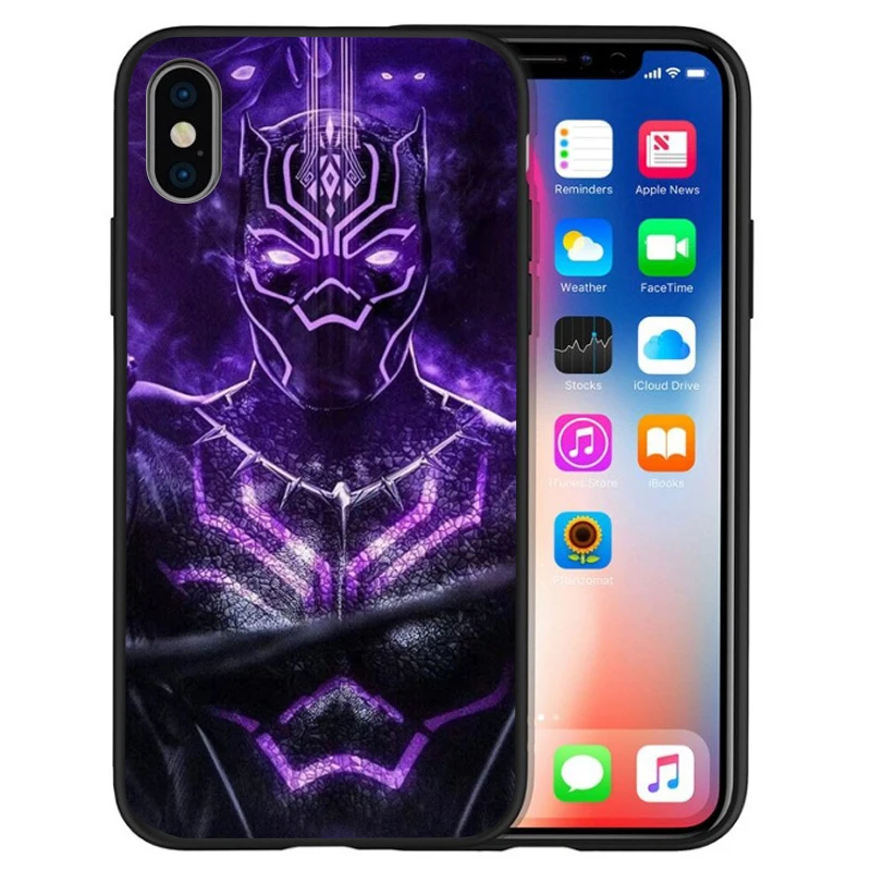 Чудо-яд Дэдпул Человек-паук Мягкий силиконовый чехол для iphone X XS Max XR 6 7 8 Plus 5S SE Черная защитная задняя крышка Fundas - Цвет: 12