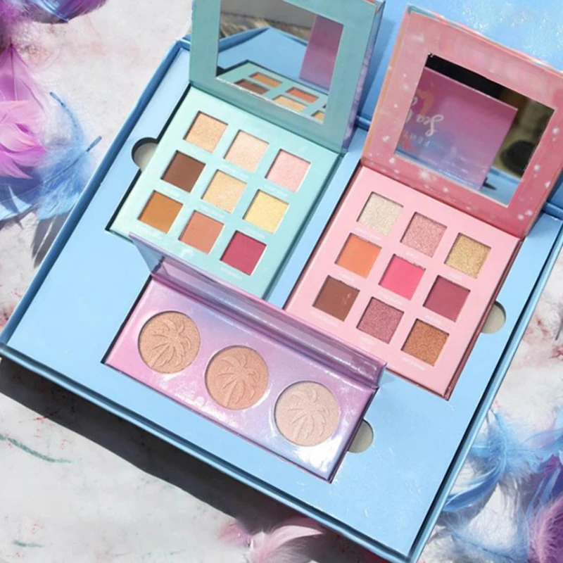 

3 in 1 CALI COLLECTION SUMMER STATE OF MIND Eyeshadow Set CALI CHIC CALI GLOW mermaid Makeup Kit