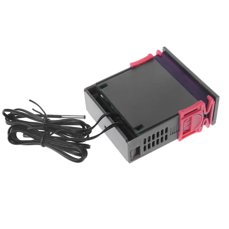 

Dual Digital Temperature Controller Double Thermostat Heating Cooling 10A AC 110V 220V DC 12V 24V