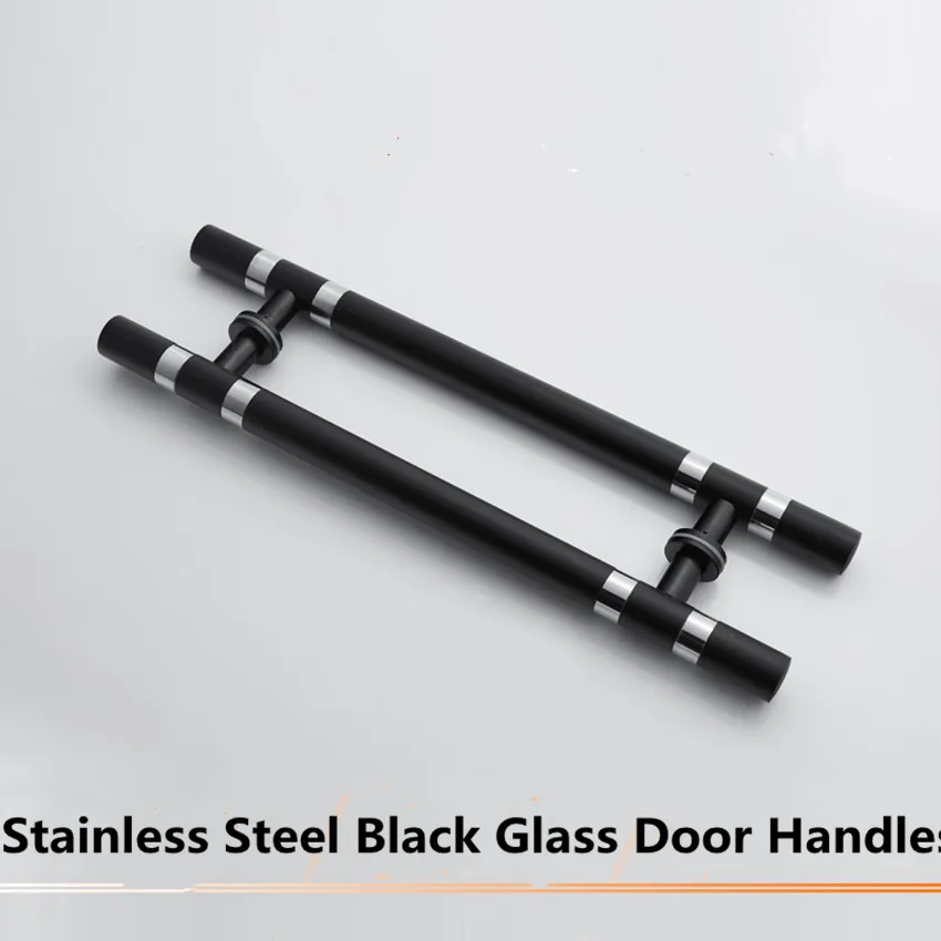 38*600mm stainless steel glass door handles black hotel KTV home office door pulls handles 38*600mm stainless steel glass door handles black hotel KTV home office door pulls handles