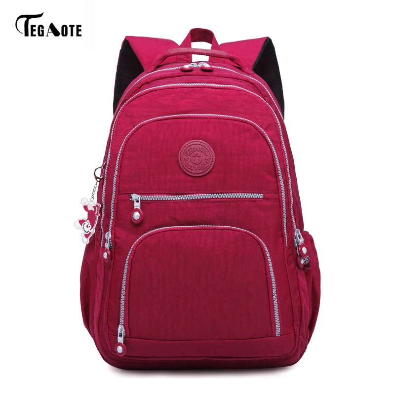 TEGAOTE Classic Backpack for Teenage Girls Mochila Feminina Women