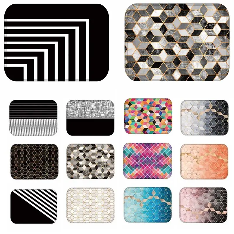 1pcs 40*60cm Geometric Pattern Anti-Slip Carpet Door mats doormats Outdoor Kitchen Bathroom Living room Floor Mat Rug 48124 1pcs 40*60cm Geometric Pattern Anti-Slip Carpet Door mats doormats Outdoor Kitchen Bathroom Living room Floor Mat Rug 48124