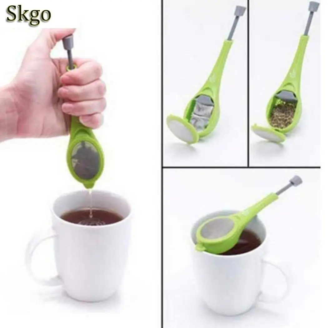 

Home Stir Gadget Kitchen Tea Restaurant Coffee etc Diffuser Kitchen Tea Home Swirl Green Filter Strainer