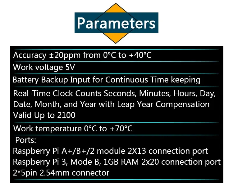 Raspberry PI 3 Model B+ плюс RTC Etrension плата igc RTC модуль GPIO PI 3