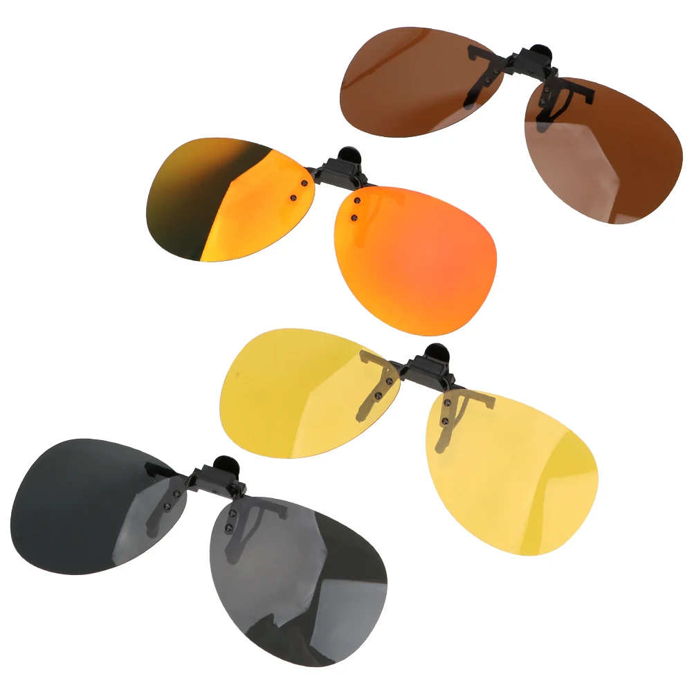 Очки для вождения автомобиля, очки ночного видения, солнцезащитные очки с клипсой для мужчин и женщин, поляризованные солнцезащитные очки с защитой от ультрафиолетовых лучей UVA UVB
