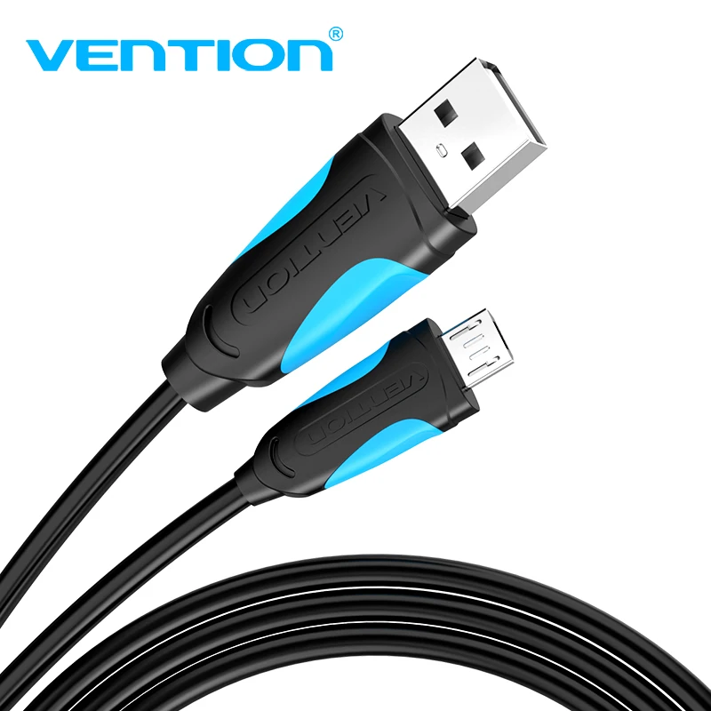 Vention المصغّر usb كابل شاحن مزامنة بيانات كابل شحن سلك سريع ل شاحن هاتف محمول يعمل بنظام تشغيل أندرويد 3 M 2 M 1 M ل سامسونج HTC Xiaomi سوني