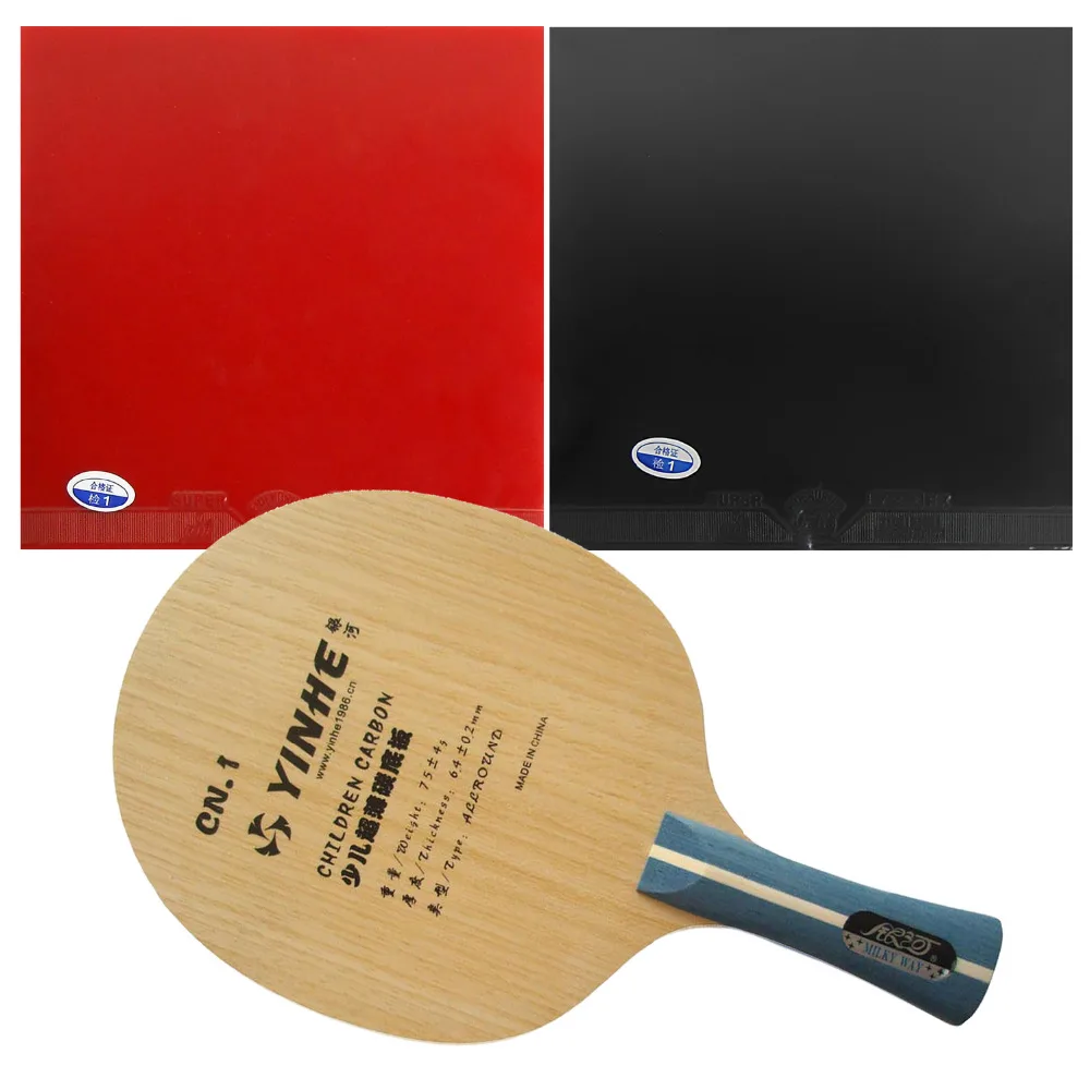 

Original Pro Table Tennis Racket: Galaxy Yinhe CN.1 (Training for children) Blade 2x 729 Super FX Rubbers Long Shakehand FL