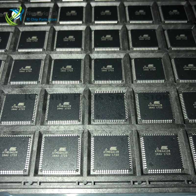

ATMEGA128-16AU ATMEGA128 QFP64 Integrated IC Chip New original