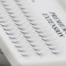 Новые 4D ресницы для наращивания 0,07 C черные натуральные мягкие волнистые накладные ресницы имитация норки макияж ресниц