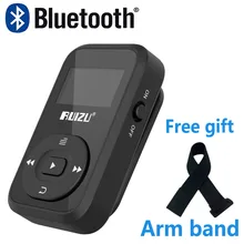 Мини MP3 плеер ruidu X26 с зажимом, Bluetooth, 8 ГБ, спортивный mp3 музыкальный плеер, рекордер, FM радио, поддержка TF карты