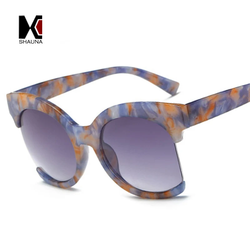 Oversized Half Frame Women Cateye Sunglasses Fashion Ladies Eyewear Oversized Half Frame Women Cateye Sunglasses Fashion Ladies Eyewear