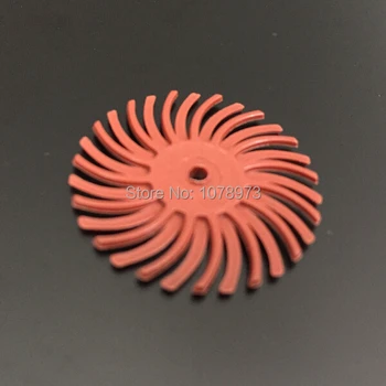 

Free Shipping Red Color Grit 320# 1" Dia Jewelry Making Tools Radial Bristle Discs Polishing Brushes 100pcs/lot
