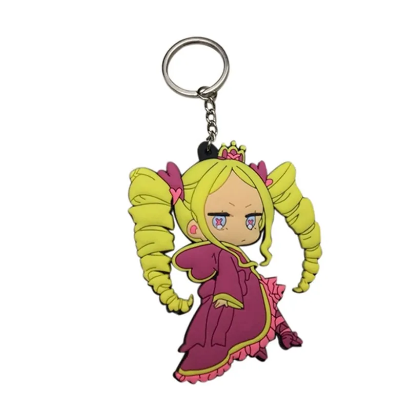 Relife в другом мире от нулевых фигурок Kawaii рам и рем Emilia Packu ПВХ брелок подвесные