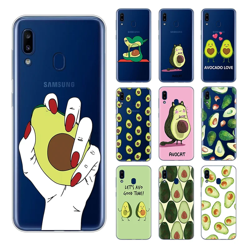 

Avocado Phone Case For Samsung Galaxy S10e S10 Plus M10 M20 Soft TPU Fundas For Samsung A20e A10 A30 A50 A40 A70 Back cover bags