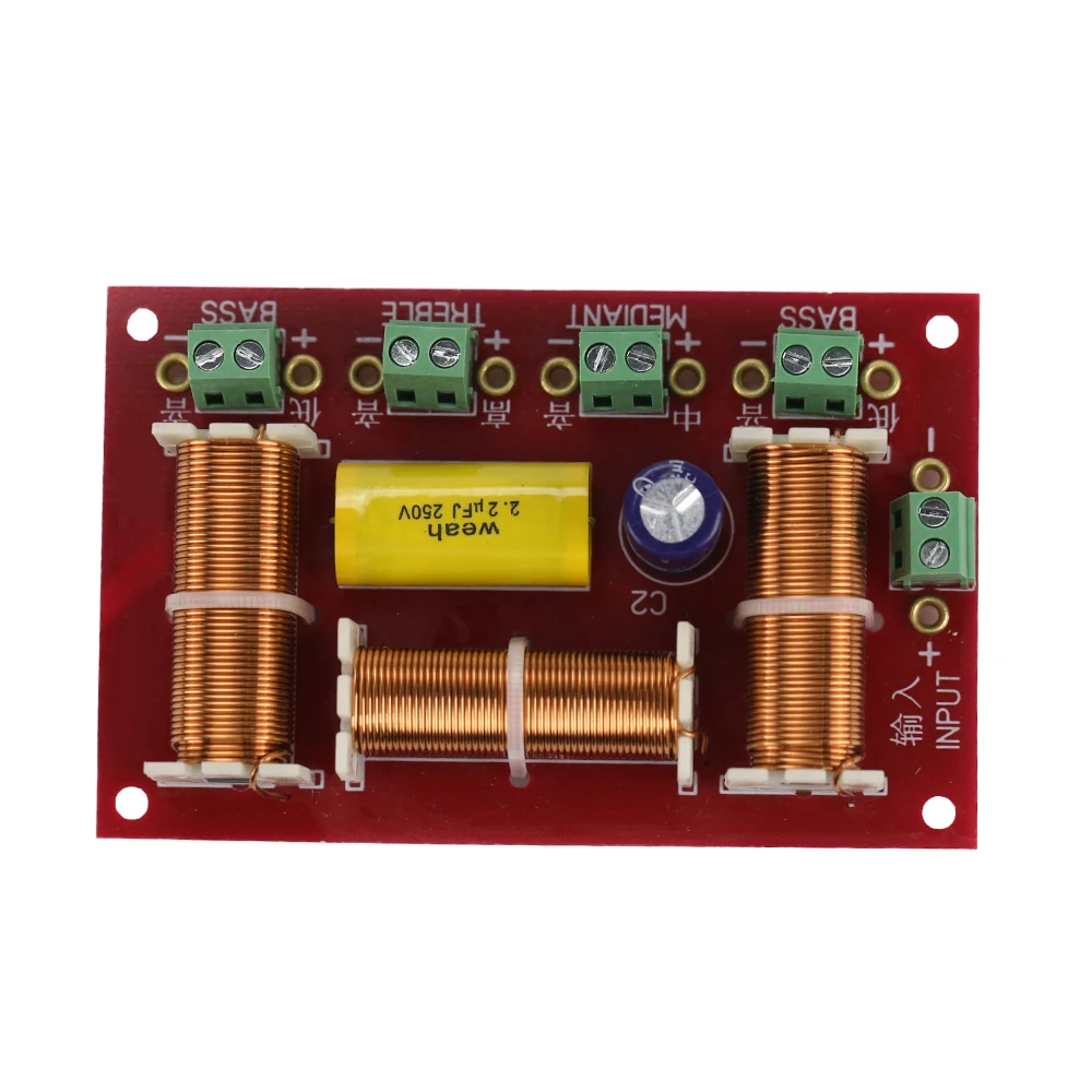Trible + Midrange + Duplo Cruzamento de Áudio Divisor de Frequência Vias de 3 Alto-falante Ghxamp Baixo Vias Alto-falantes 200w 2 Peças 4 - Image 4
