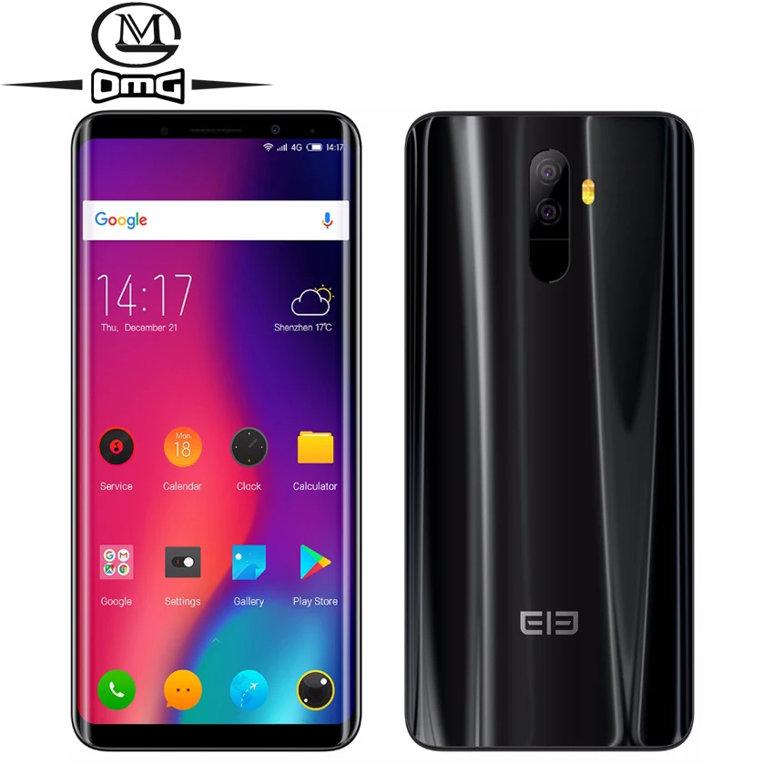 Elephone U 6 ГБ Оперативная память 128 ГБ Встроенная память 4 г LTE смартфон MT6763 Octa Core сотовый телефон 5,99 дюймов Android 7,1 13MP двойной сзади Cam мобильного