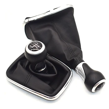 

5 / 6 Speed Car Gear Shift Knob Lever Shifter Gaitor Boot For Volkswagen VW 1999-2004 Golf 4 IV MK4 GTI R32 Bora Jetta MT 12mm