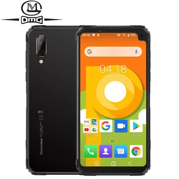 Перейти на Алиэкспресс и купить Blackview BV6100 Android 9,0 IP68 IP69k NFC 4G смартфон 6,88 дюймполноэкранный мобильный телефон 5580 мАч телефоны 3 ГБ + 16 Гб мобильный телефон