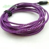 Aipinchun 3.5mm 3-Pole Jack DIY Earphone Cable Headphone Repair Replacement Wire Cord Purple Color ► Photo 2/6