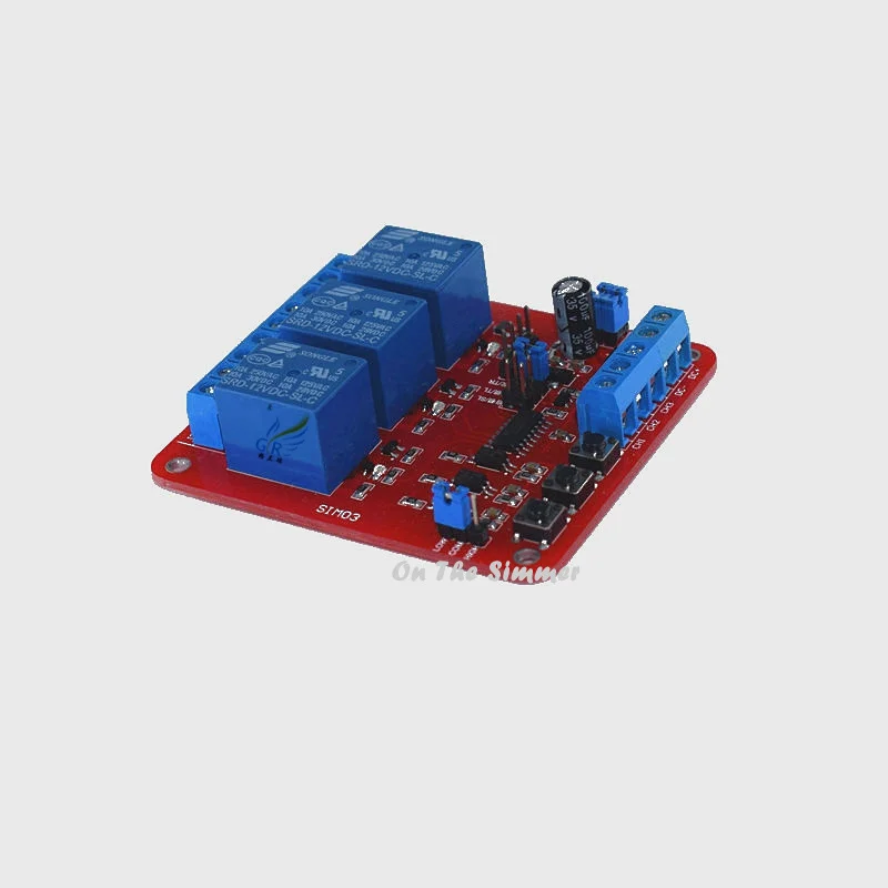 

3 way Interlock / self lock / three in one / relay module / high and low level trigger /5V/12V/24V selectable
