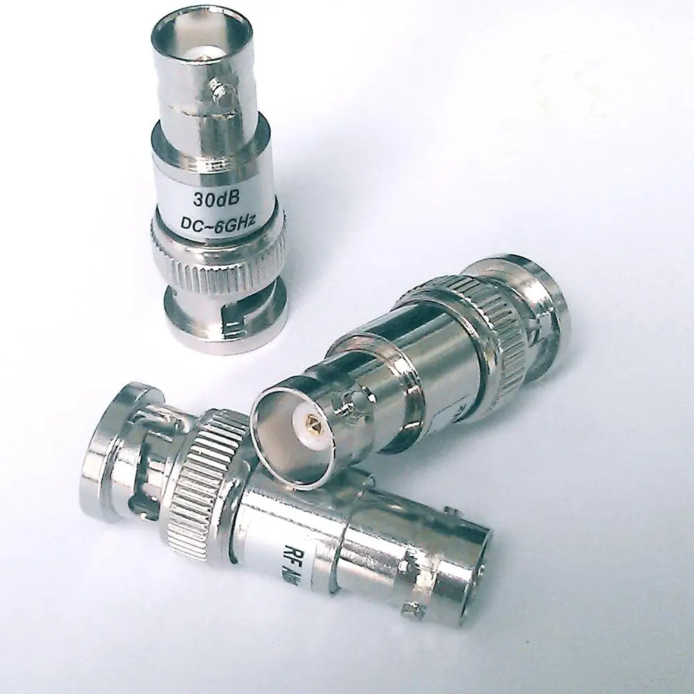 

1 Piece 3W BNC Attenuator 1db,,3db.5dB,6db.10db.15db.20db.30db,40db DC-6GHz 50ohm