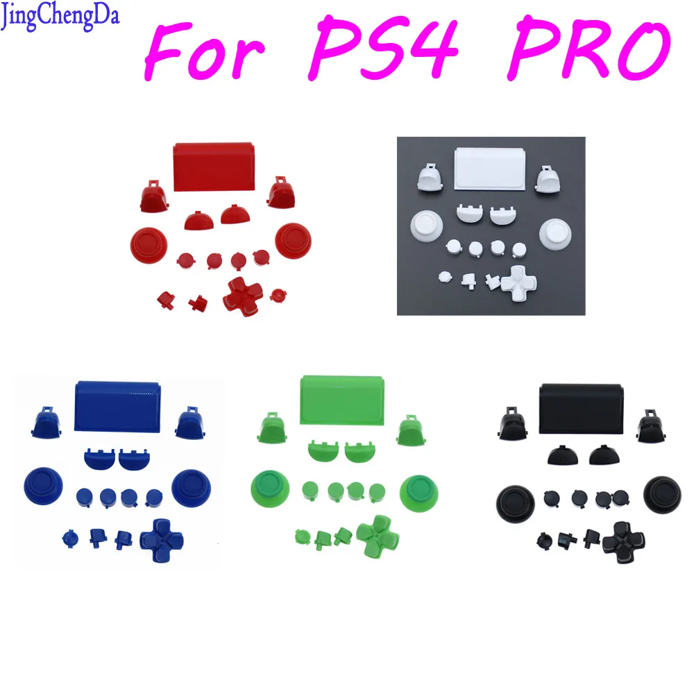 JCD для игровой станции Dualshock 4 PS4 Pro контроллер JDS 040 R2 L2 R1 L1 кнопка зеленый белый