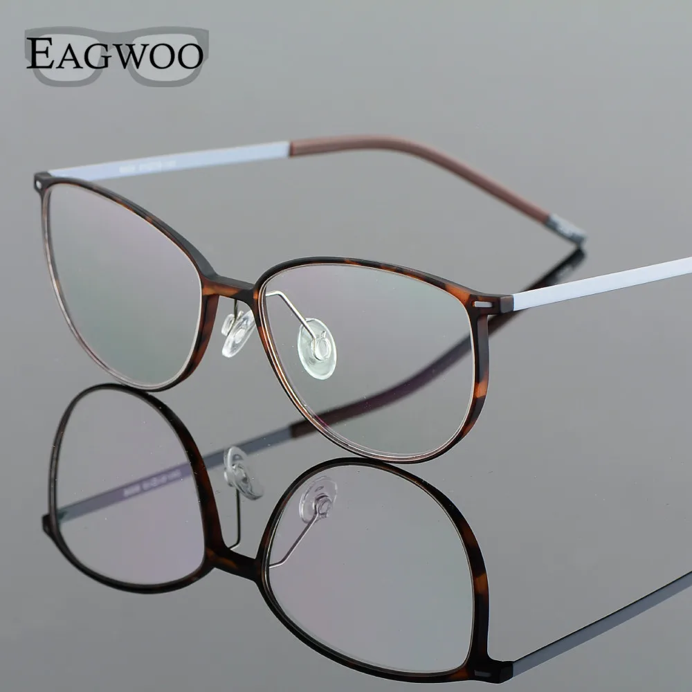 EAGWOO EMS из чистого титана, очки для девочек и мальчиков, полная оправа, оптическая оправа, рецепт, винтажные очки, круглые очки 890062