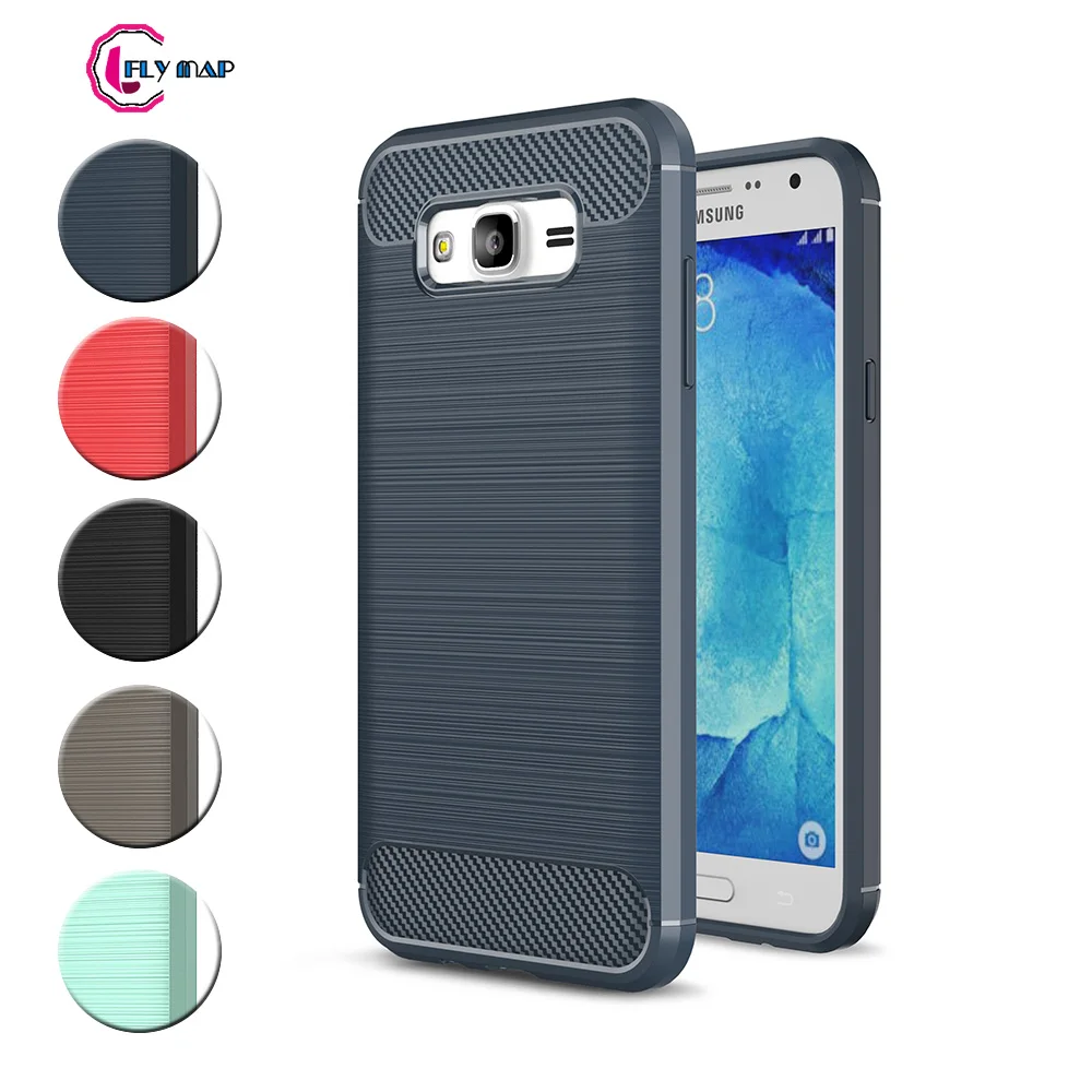 TPU Case for Samsung Galaxy J5 J 5 2015 J500F J500H SM-J500F SM-J500H SM-J500 Soft Silicone Carbon Fibe Case Mobile Phone Cover