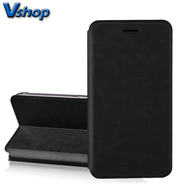 

MOFI for Xiaomi Redmi 5 Plus Smartphone Case Crazy Horse Texture Horizontal Flip Shockproof Protective Leather Case with Holder