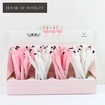 

Nice To Meet You Flamingo Signature Pen Escolar Papelaria School Office Supply Promotional Gift