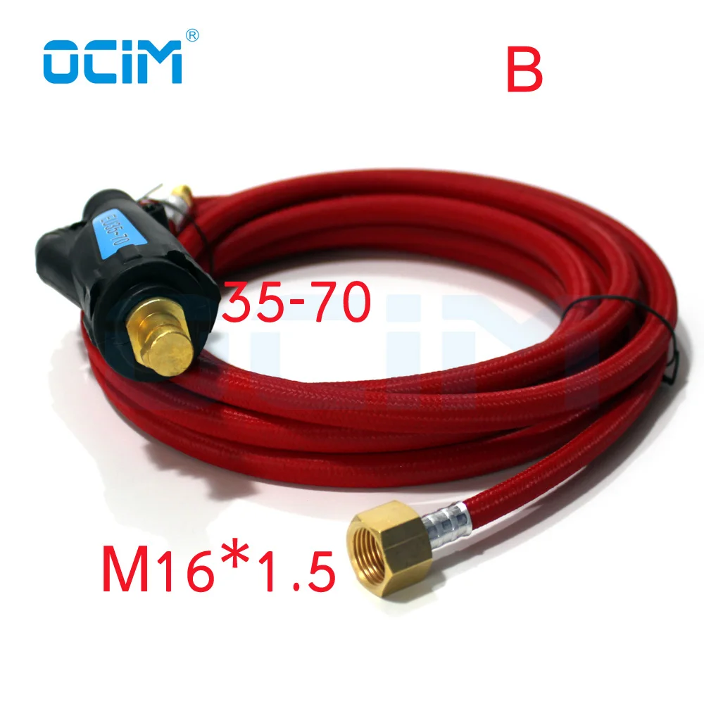 

12FT Red super soft Tig Welding Cable For WP9 WP17 Torch