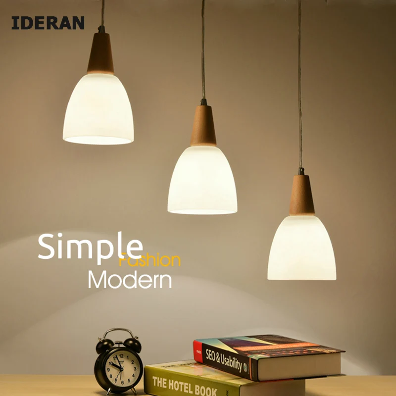 

Pendant Light bedroom wood lamps lampshade kitchen lamp droplight japanese pendant lamp study of children room decoration