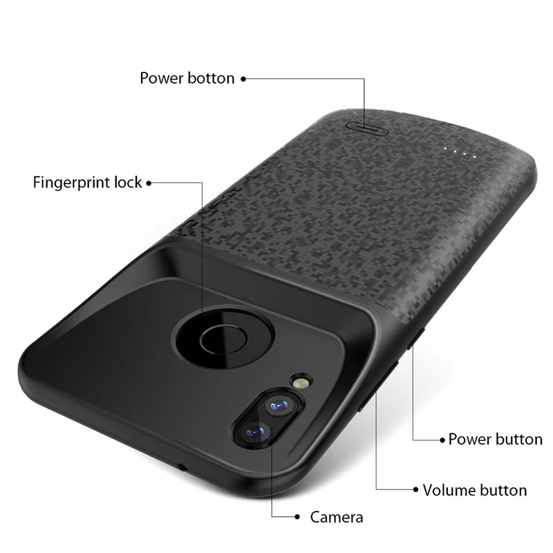 Tmoxen Power bank Battery External Wireless Charging Phone Cover For Huawei honor 8 4700mAh Battery Charger Case Tmoxen Power bank Battery External Wireless Charging Phone Cover For Huawei honor 8 4700mAh Battery Charger Case